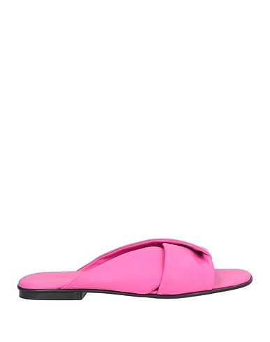 BALDININI Sandals Fuchsia Leather