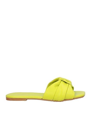 BALDININI Sandals Lime green Leather