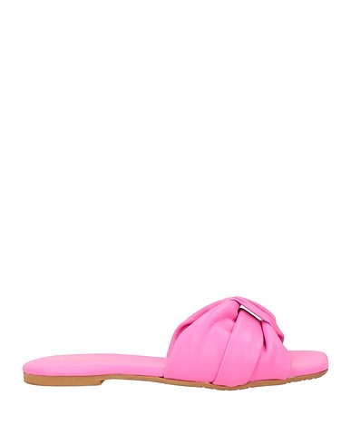 BALDININI Sandals Fuchsia Leather