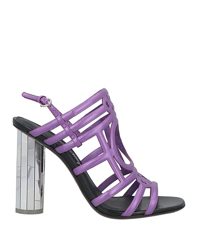 FERRAGAMO Sandals Purple Kidskin
