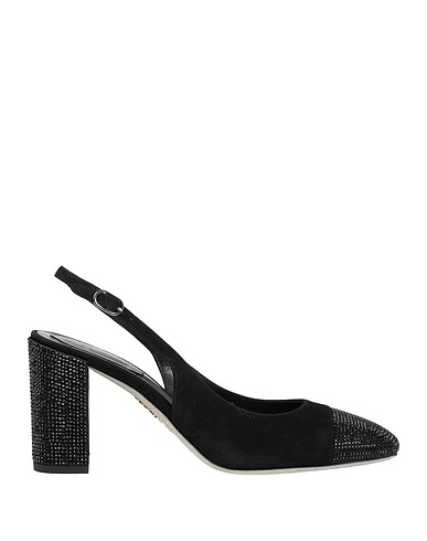 RENE' CAOVILLA Pump Black Leather