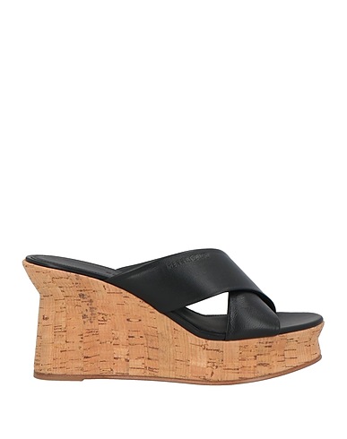 FERRAGAMO Mules and clogs Black Lambskin