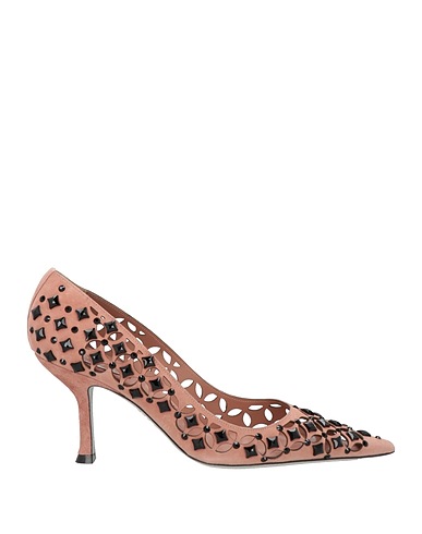 RENE' CAOVILLA Court Antique rose Leather