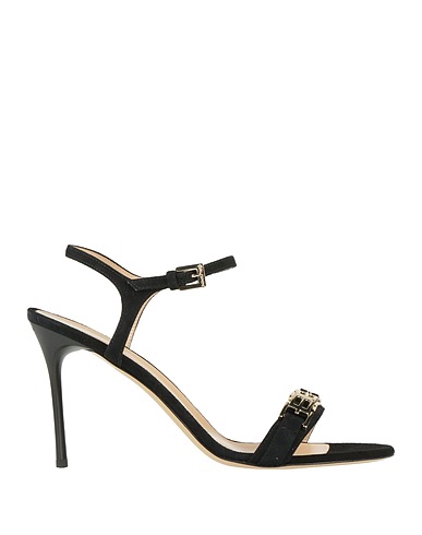 BALDININI Sandals Black Leather