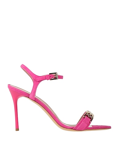 BALDININI Sandals Fuchsia Leather