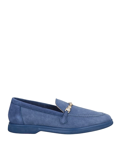 BALDININI Loafers Slate blue Leather