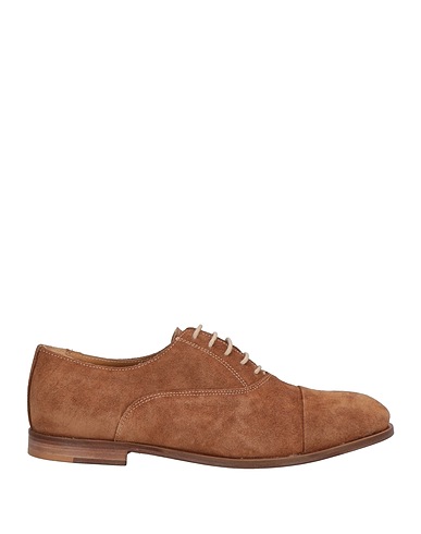 BALDININI Laced shoes Camel Leather