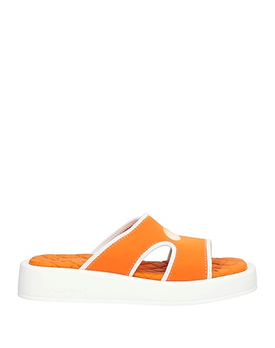 BALDININI Sandals Orange Textile fibers
