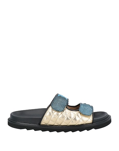 BALDININI Sandals Sky blue Leather