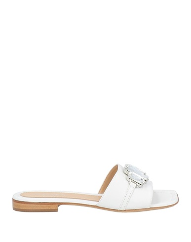 BALDININI Sandals White Leather