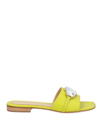 BALDININI Sandals Lime green Leather