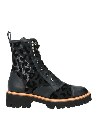 BALDININI Ankle boot Calfskin, Textile fibres