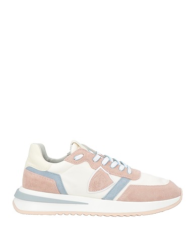 PHILIPPE MODEL Sneakers Antique rose Leather, Textile fibers