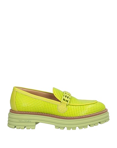 BALDININI Loafers Lime green Calfskin