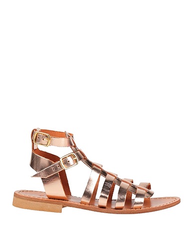 BALDININI Sandals Rose gold Leather