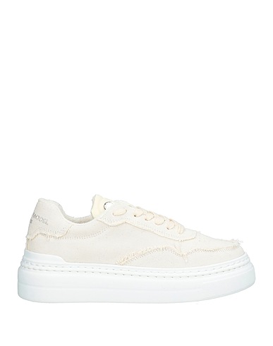 PHILIPPE MODEL Sneakers Off white Leather, Textile fibres