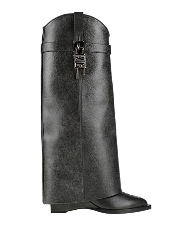 GIVENCHY Boots Charcoal 100% Bull skin