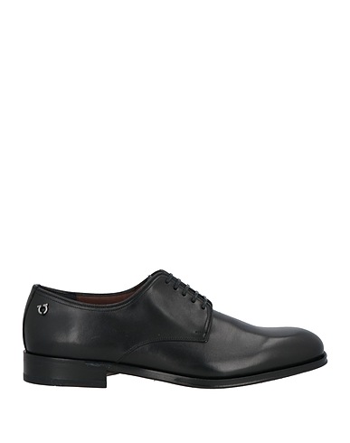 FERRAGAMO Laced shoes Black 100% Calfskin