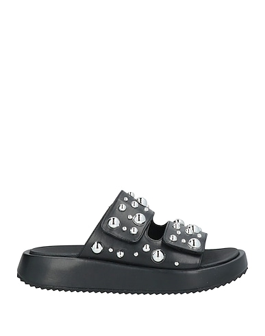APEPAZZA Sandals SPORT Black Textile fibres