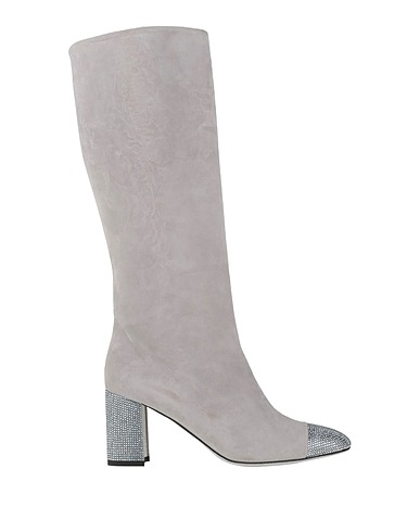 RENE' CAOVILLA Boots Light grey Leather