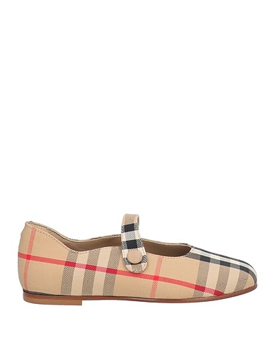 BURBERRY Formal shoes Beige Textile fibres
