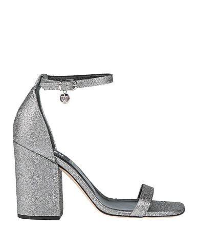 MSGM FOOTWEAR Silver Leather