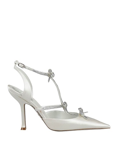 RENE' CAOVILLA Pump Ivory Textile fibers