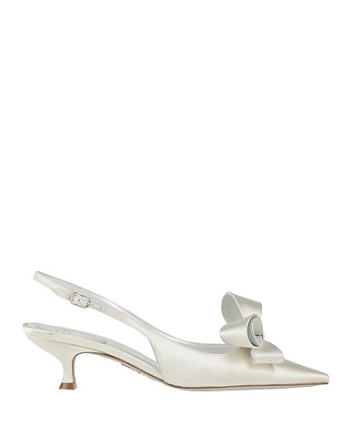 RENE' CAOVILLA Pump Ivory Textile fibers