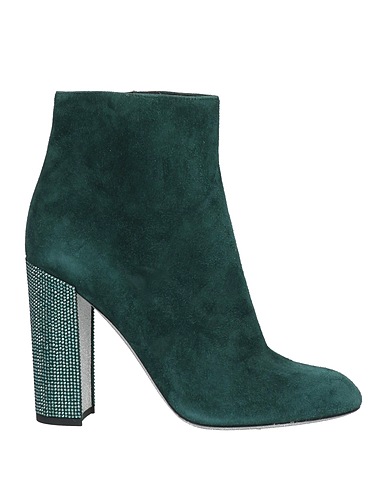 RENE' CAOVILLA Ankle boot Dark green Leather