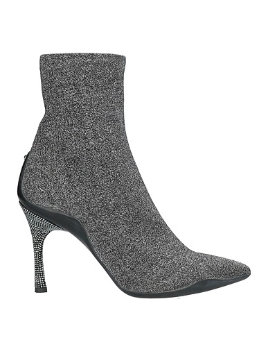 RENE' CAOVILLA Ankle boot Charcoal Textile fibers