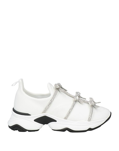 RENE' CAOVILLA Sneakers White Textile fibres