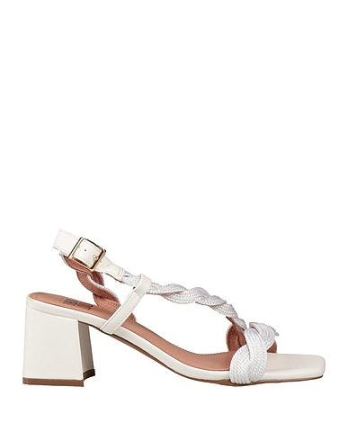 BIBI LOU Sandalen Weiß Gewebefasern
