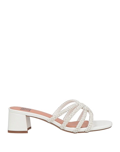 BIBI LOU Sandals White Textile fibers