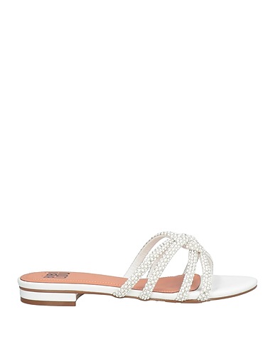 BIBI LOU Sandals White Textile fibers