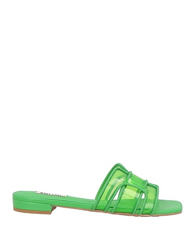 BIBI LOU Sandals Green Textile fibres
