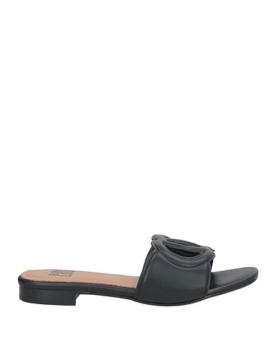 BIBI LOU Sandals Black Textile fibres