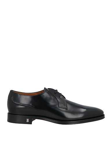 BURBERRY Laced shoes Black Leather