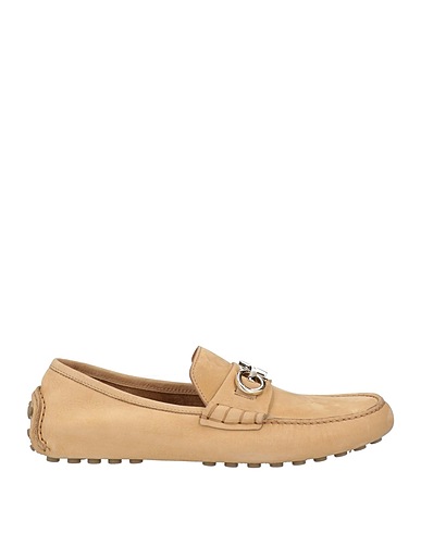 FERRAGAMO Loafers Beige Calfskin