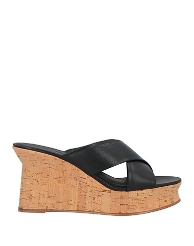 FERRAGAMO Mules and clogs Black 100% Lambskin