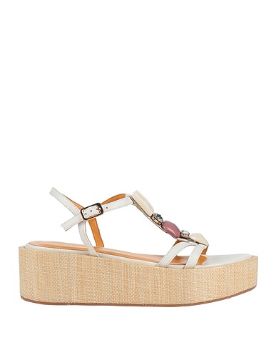 APEPAZZA Espadrilles White Leather