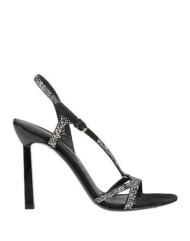 FERRAGAMO Sandals Black Goat skin