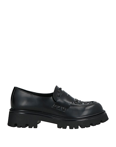 OVYÉ Loafers Black Leather