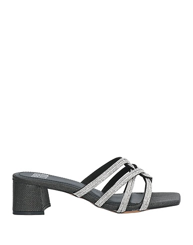 BIBI LOU Sandals Black Textile fibres