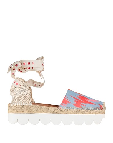 MARNI Espadrillas Blu chiaro Fibre tessili