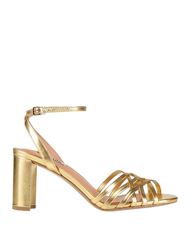 BIBI LOU Sandals Gold Leather