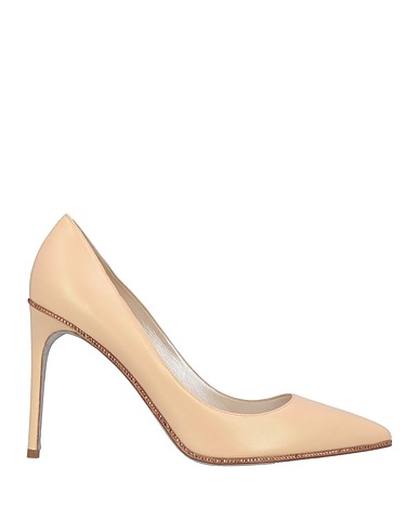 RENE' CAOVILLA Décolleté Beige Pelle