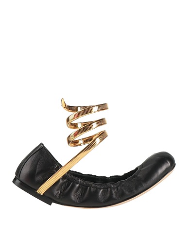 RENE' CAOVILLA Ballerinas Schwarz Leder