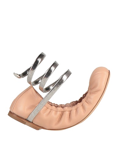 RENE' CAOVILLA Ballet flats Blush Leather