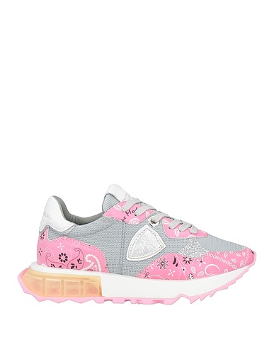 PHILIPPE MODEL Sneakers Grigio Pelle, Fibre tessili