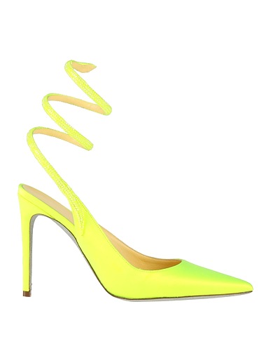 RENE' CAOVILLA Pump Lime green Textile fibers